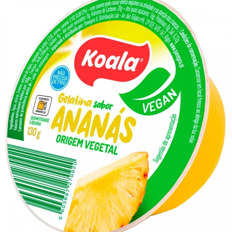 Gelatina Pronta de Ananás