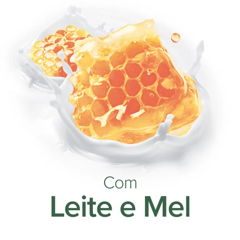 Gel de Banho Natural Leite e Mel