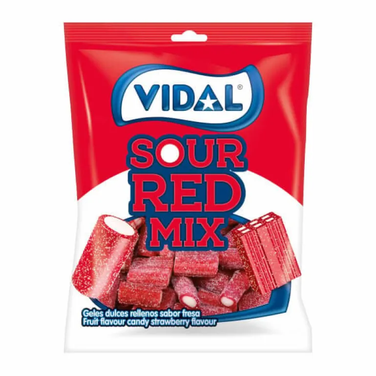 Gomas Ácidas Vermelhas Mix