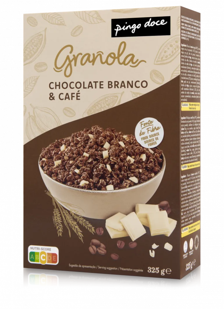 Granola Chocolate Branco e Café
