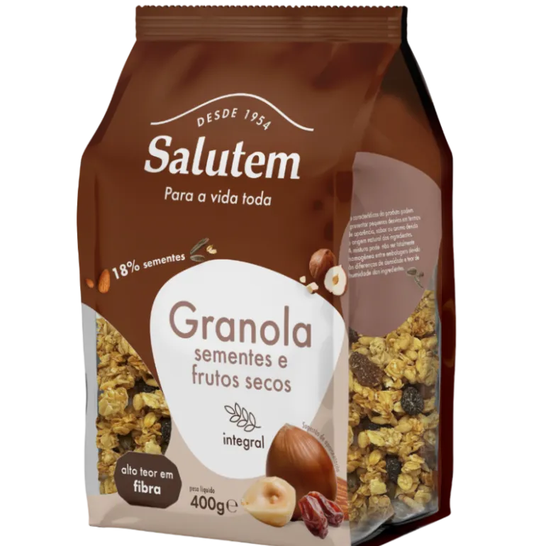 Granola Integral com Sementes e Frutos Secos