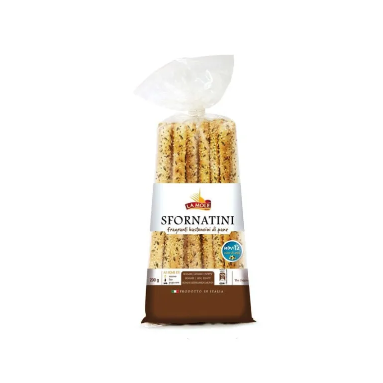 Gressinos com Sementes
