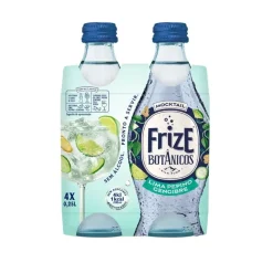 Água com Gás Mocktail Botânicos Lima, Pepino e Gengibre Pack 4