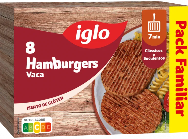 Hambúrgueres de Vaca sem Glúten Congelados