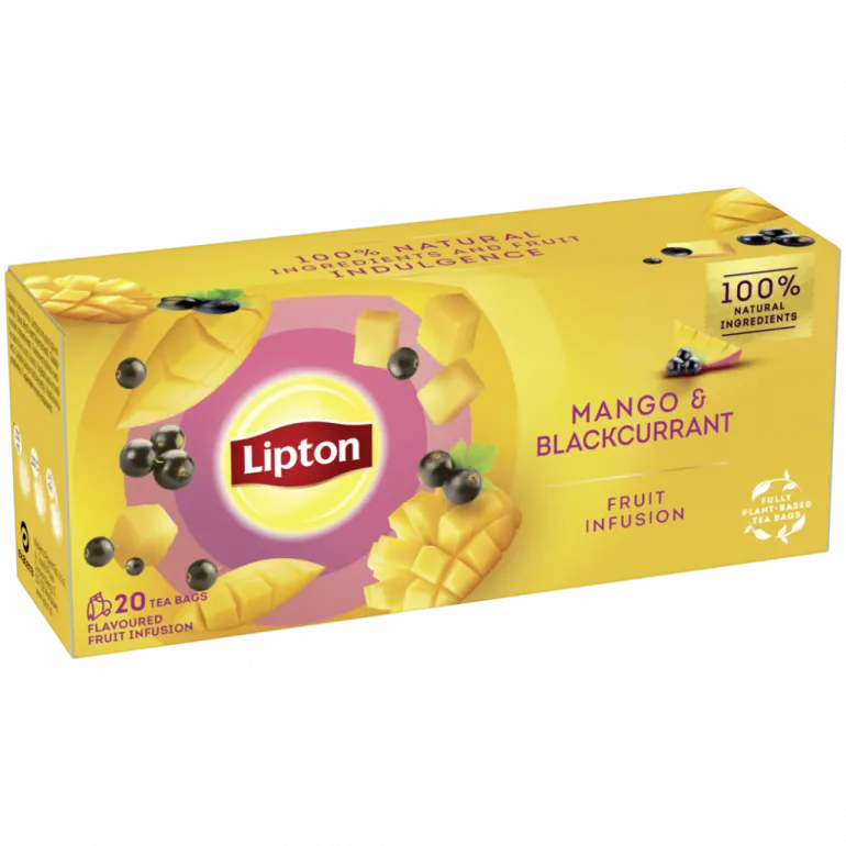 Infusão de Manga e Groselha Preta