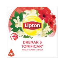 Infusão Drenar & Tonificar com Hibisco, Ulmeira e Acerola
