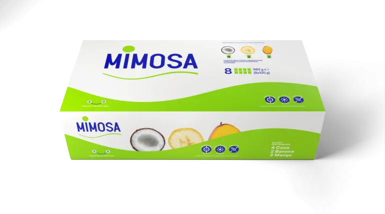 Iogurte Aroma 4 Coco, 2 Banana e 2 Manga Pack 8