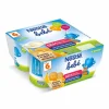 Iogurte Bebé Nestlé Banana, Laranja e Bolacha Pack 4
