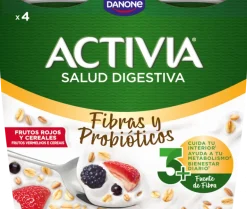 Iogurte Bífidus Frutos Vermelhos e Cereais Pack 4
