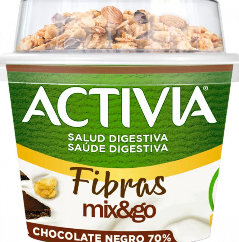 Iogurte Bífidus Mix&Go Granola com Chocolate Negro