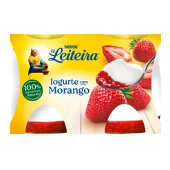 Iogurte com Morango Pack 2