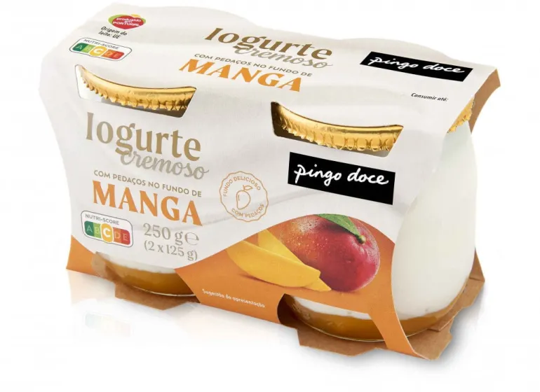 Iogurte Cremoso com Pedaços de Manga Pack 2
