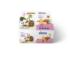 Iogurte Fruta Batida Lanchinho Booom Banana e Morango Pack 4