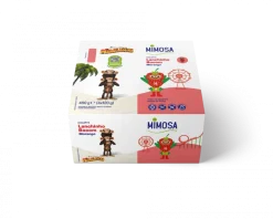 Iogurte Fruta Batida Lanchinho Booom Morango Pack 4