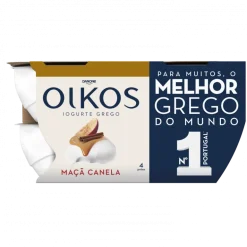 Iogurte Grego Maçã e Canela Pack 4