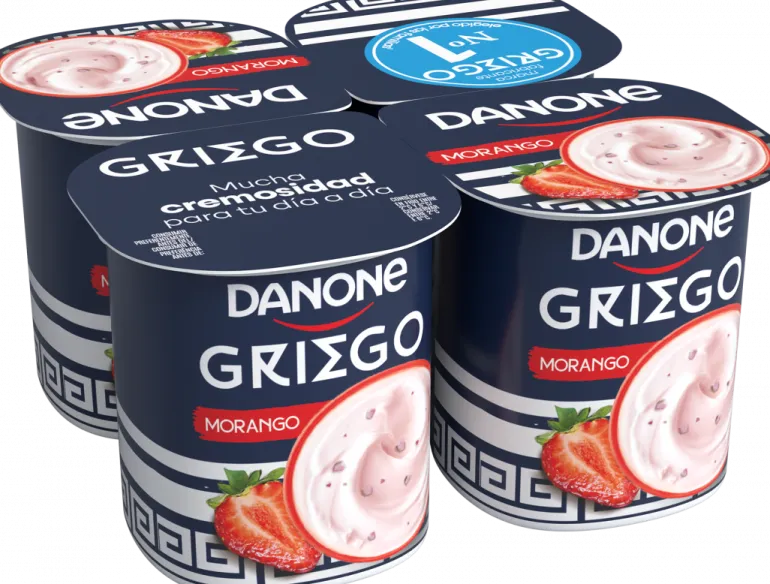 Iogurte Grego Morango Pack 4