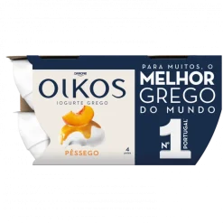 Iogurte Grego Pêssego Pack 4