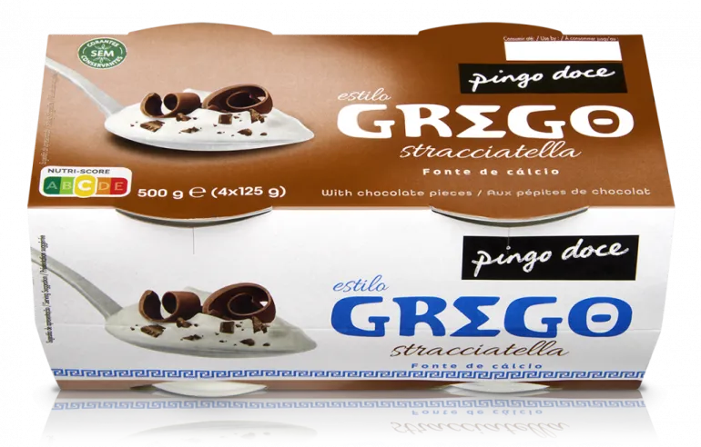 Iogurte Grego Stracciatella Pack 4