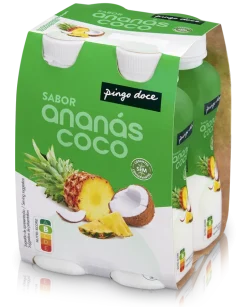 Iogurte Líquido Ananás e Coco Pack 4