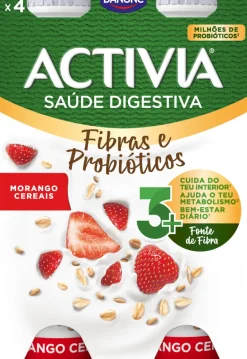 Iogurte Líquido Bífidus Morango e Cereais Pack 4