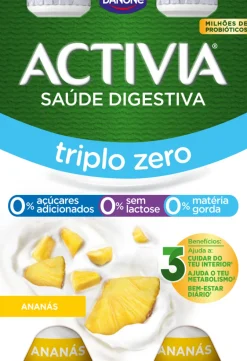 Iogurte Líquido Bífidus Triplo 0% Ananás sem Lactose Pack 4