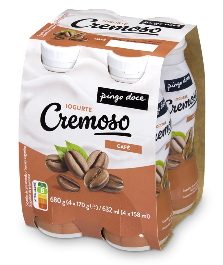 Iogurte Líquido Cremoso Café Pack 4