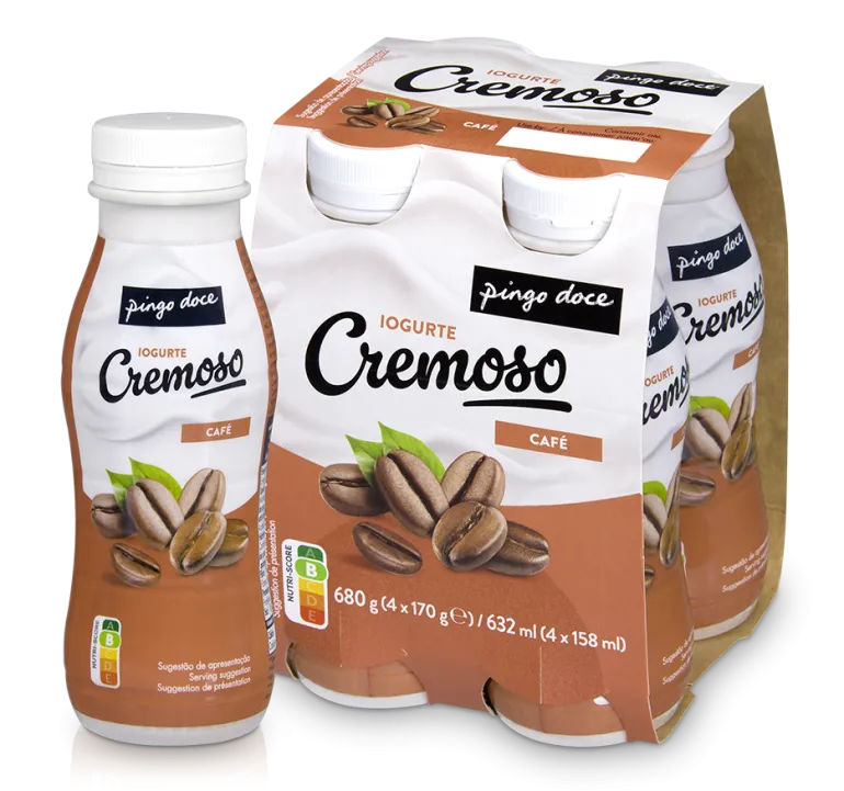 Iogurte Líquido Cremoso Café Pack 4
