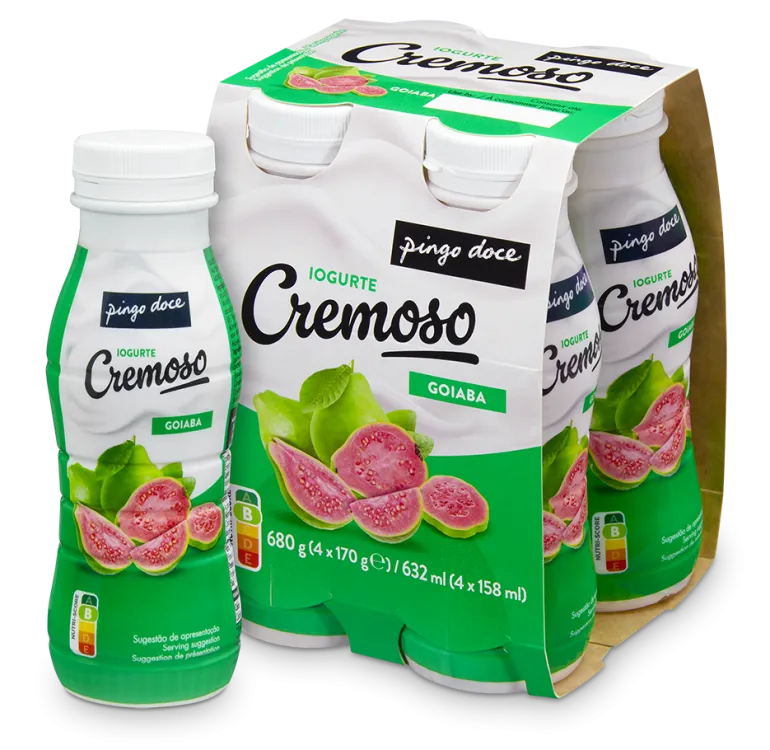 Iogurte Líquido Cremoso Goiaba Pack 4