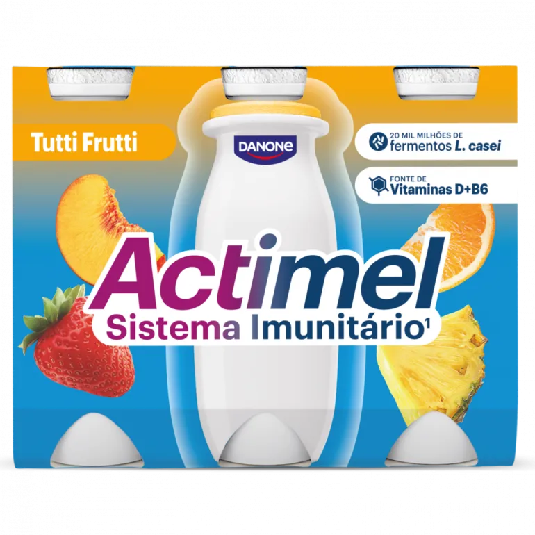 Iogurte Líquido Defesas Tutti Frutti Pack 6