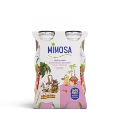 Iogurte Líquido Infantil Lanchinho Booom Morango e Banana pack 4