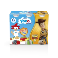 Iogurte Líquido Infantil Morango e Banana Pack 6