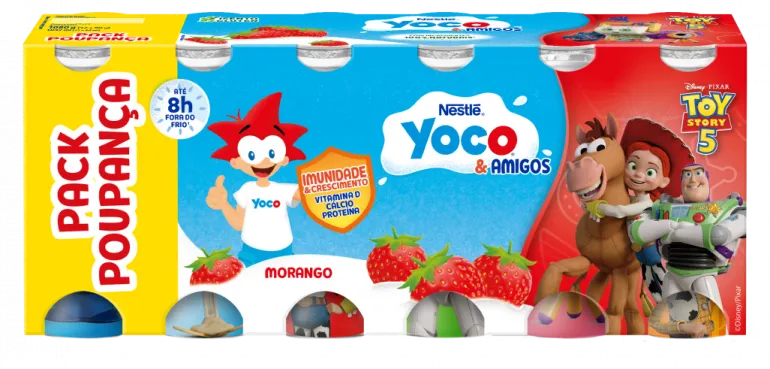 Iogurte Líquido Infantil Morango Pack 12