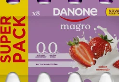 Iogurte Líquido Magro Morango Pack 8