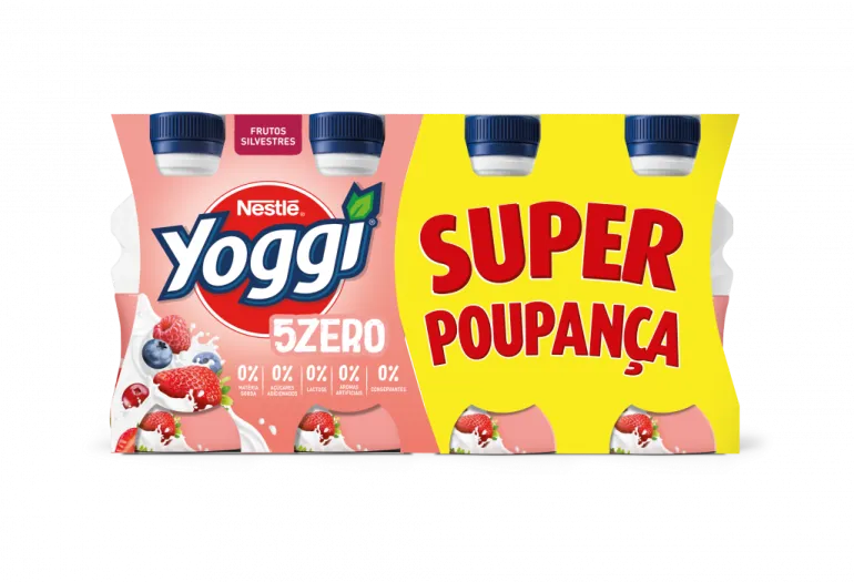 Iogurte Líquido Magro sem Lactose Frutos Silvestres 5 Zero Pack 8