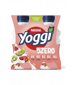 Iogurte Líquido Magro sem Lactose Morango e Kiwi 5 Zero Pack 4