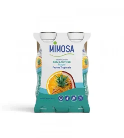 Iogurte Líquido Magro sem Lactose Frutos Tropicais Pack 4