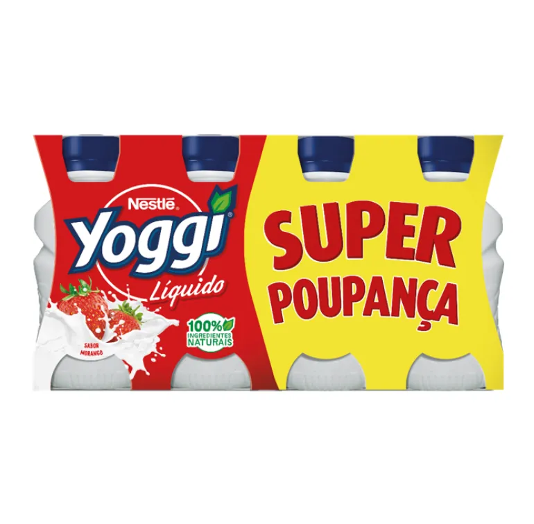 Iogurte Líquido Morango Pack 8