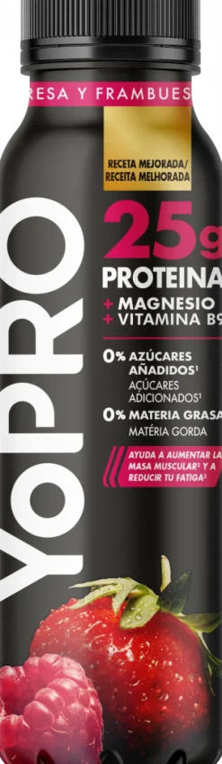 Iogurte Líquido Proteína Morango e Framboesa