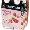 Iogurte Líquido Proteína Morango Pack 4