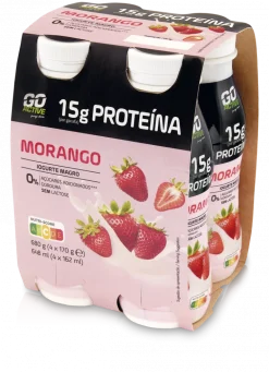 Iogurte Líquido Proteína Morango Pack 4