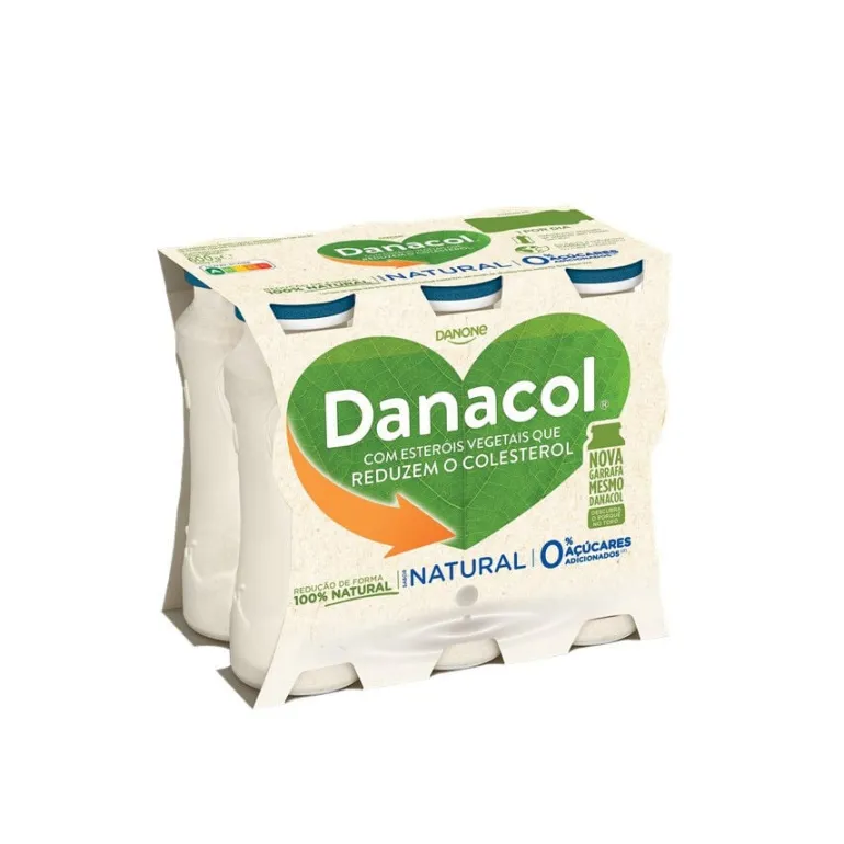 Iogurte Líquido Reduz Colesterol Natural Pack 6