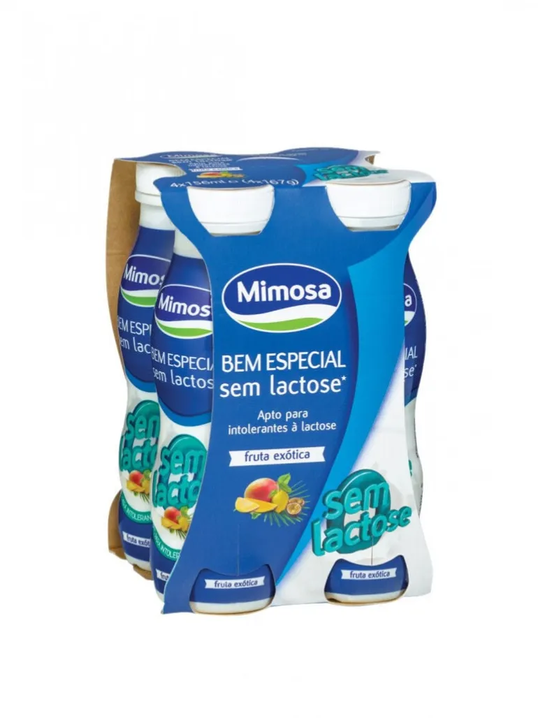 Iogurte Líquido sem Lactose Frutos Tropicais Pack 4
