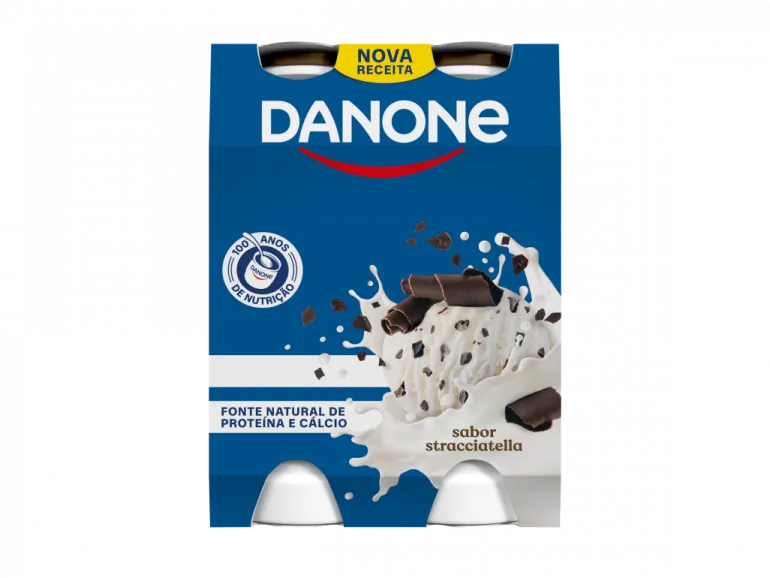 Iogurte Líquido Stracciatella Pack 4