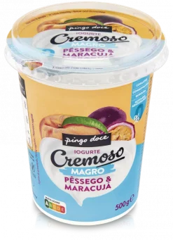 Iogurte Magro Cremoso Pêssego e Maracujá