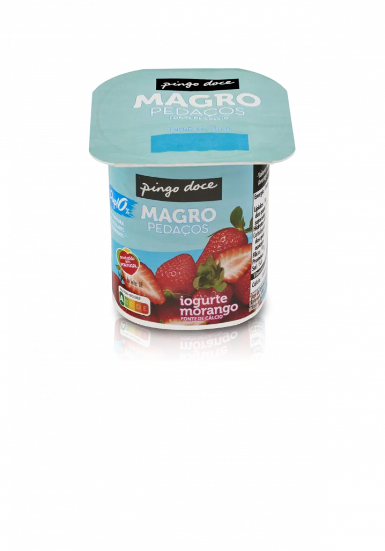 Iogurte Magro Pedaços Morango