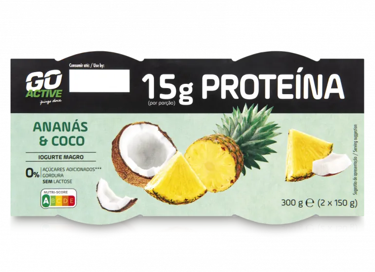 Iogurte Proteína 00% Ananás-Coco Pack 2