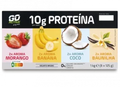 Iogurte Proteína Multipack (Morango, Coco, Banana e Baunilha) Pack 8
