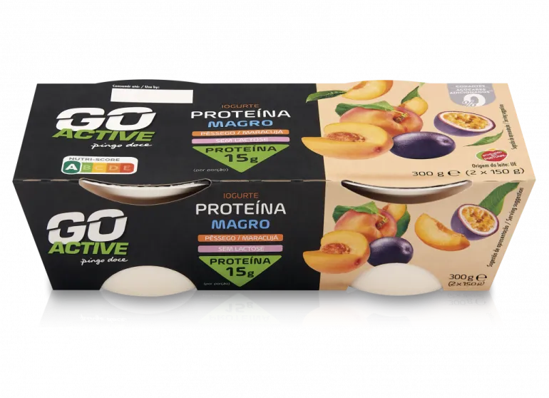 Iogurte Proteína Pêssego e Maracujá Pack 2