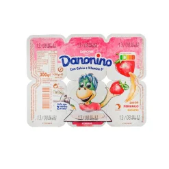 Iogurte Queijinho de Morango Pack 6