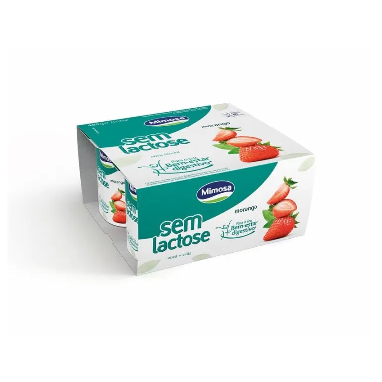 Iogurte sem Lactose Morango Pack 4
